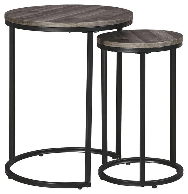 Ashley Briarsboro Accent Table Set (2/CN) - Black/Gray