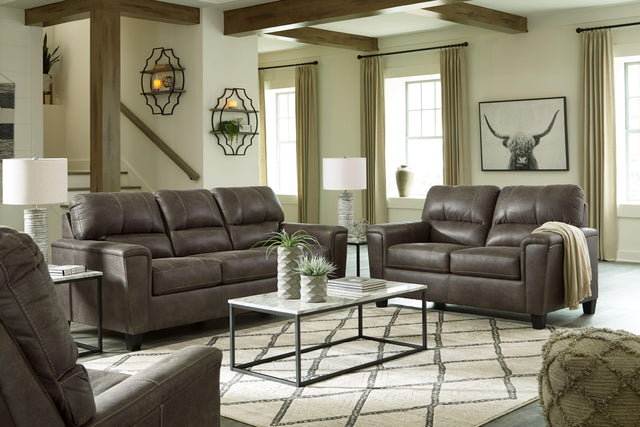 Ashley Navi - Smoke - 3 Pc. - Sofa, Loveseat, Rocker Recliner