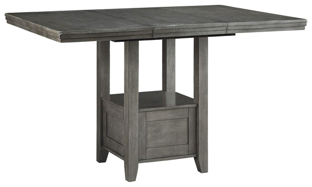Ashley Hallanden RECT DRM Counter EXT Table - Gray