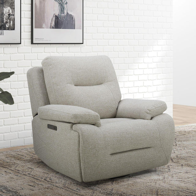 Liberty Furniture Cameron - Swivel Glider Recliner P3 - White