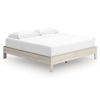 Ashley Socalle King Platform Bed - Light Natural