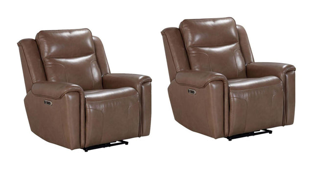 Parker House Atlantis - Power Zero Gravity Recliner (Set of 2) - Smooth Latte