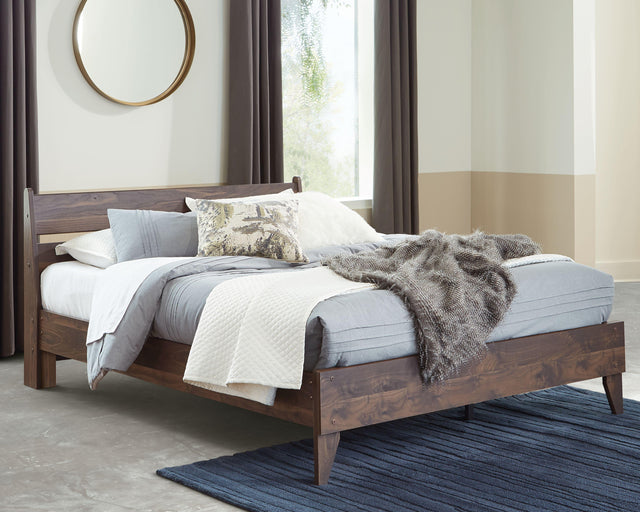 Ashley Calverson - Mocha - Full Panel Platform Bed
