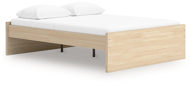 Ashley Onita - Natural - Queen Platform Bed