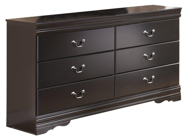 Ashley Huey Vineyard Six Drawer Dresser - Black