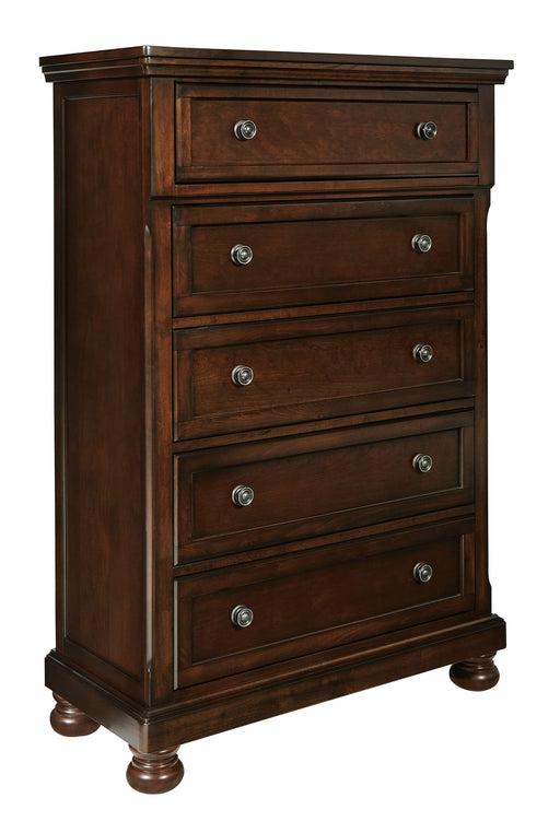 Ashley Porter Chest - Rustic Brown