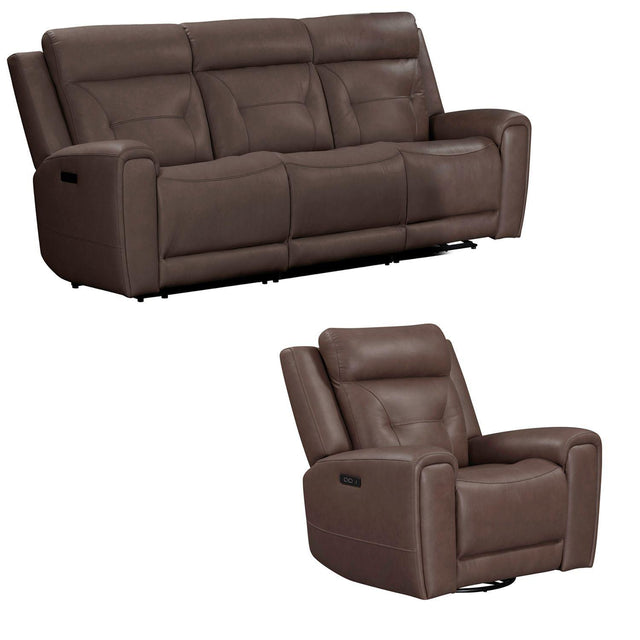Liberty Furniture Beckham - Sofa & Recliner - Brown