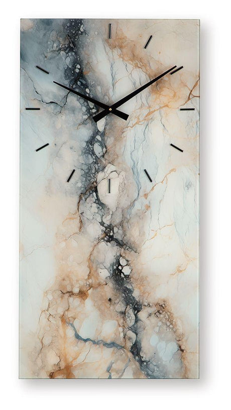 Ashley Teague Wall Clock - Brown/Gray/Ivory