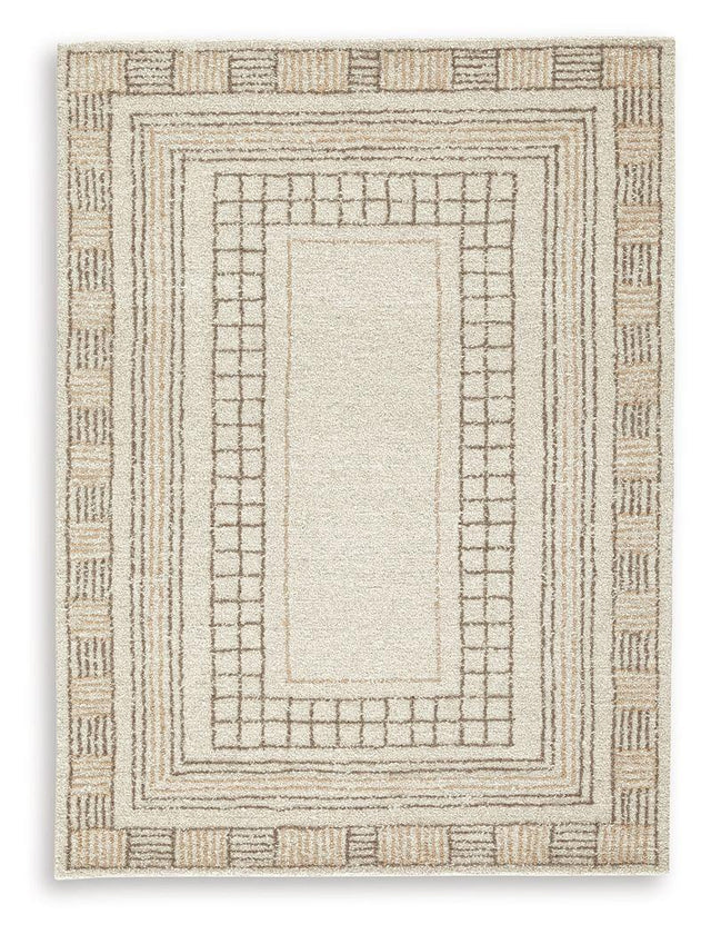Ashley Idaman Medium Rug - Taupe/Brown