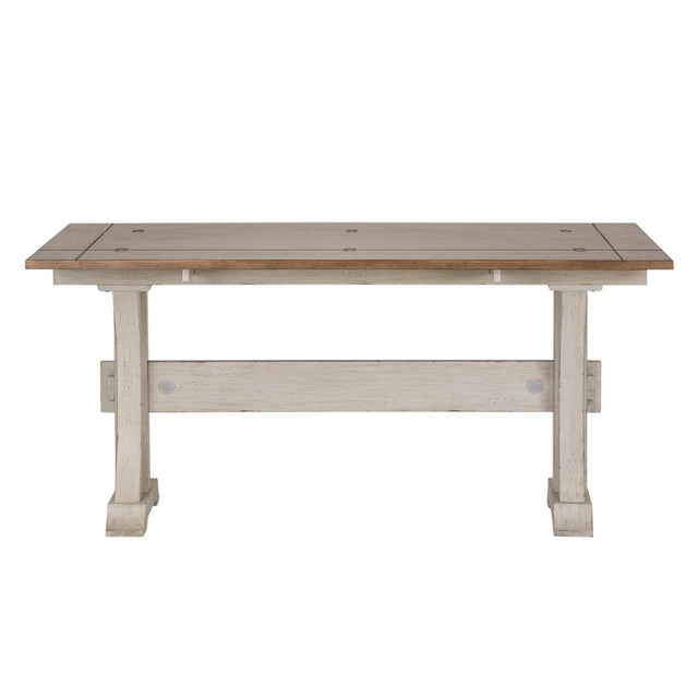 Liberty Furniture Farmhouse Reimagined - Flip Lid Sofa Table - White