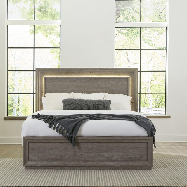 Liberty Furniture Horizons - Queen Panel Bed - Gray