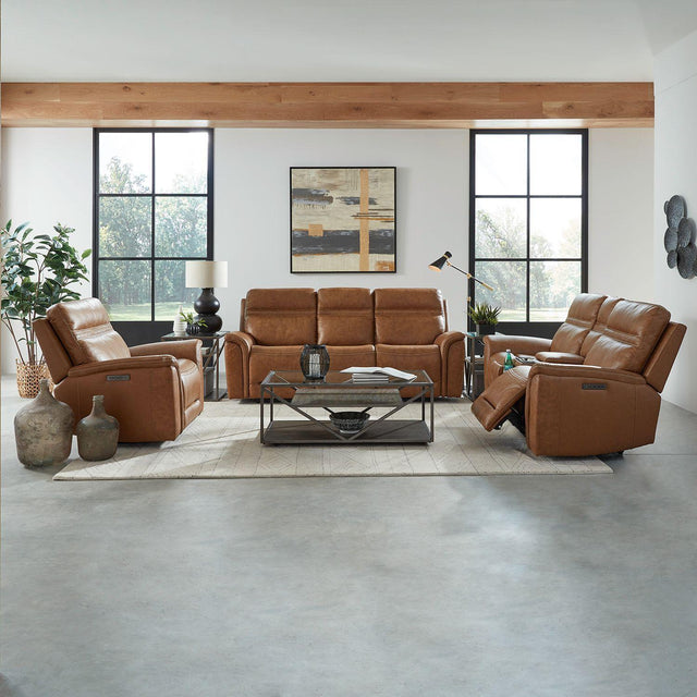 Liberty Furniture Cooper - Sofa With Loveseat & Recliner - Brown