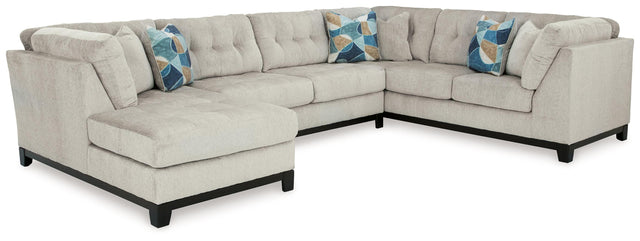 Ashley Maxon Place - Stone - 3-Piece Sectional With Laf Corner Chaise