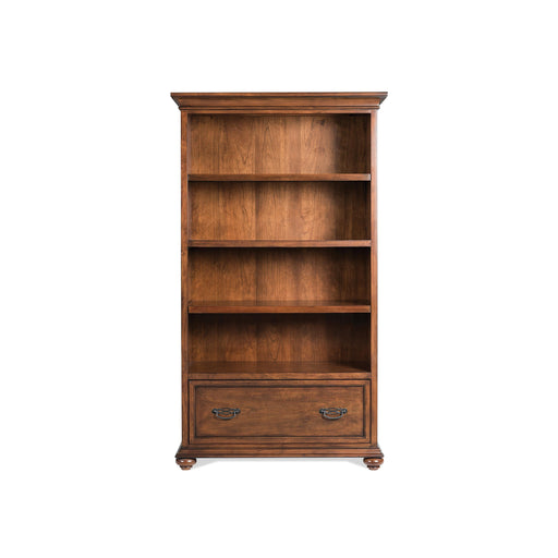 Riverside Furniture Clinton Hill - Drawer Bookcase - Classic Cherry