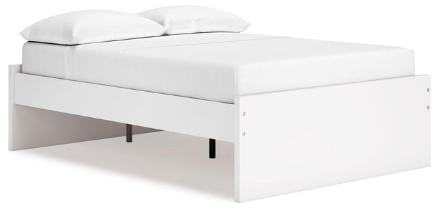 Ashley Onita - White - Full Platform Bed