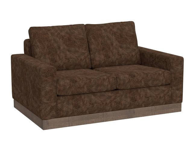 International Furniture Direct Georgia - Loveseat - Chocolate Brown