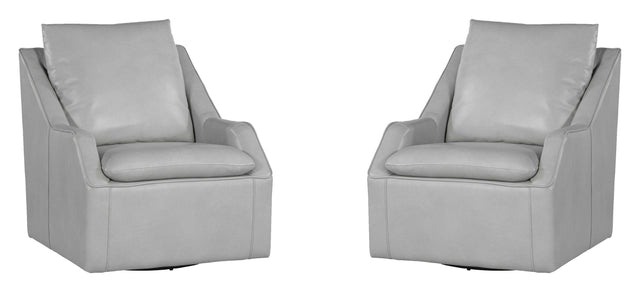 Parker House Asher - Swivel Accent Chair (Set of 2) - Steamboat Ice