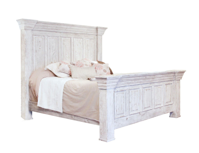 International Furniture Direct Terra White - California King Bed - White