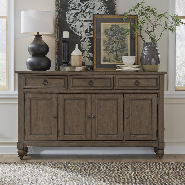Liberty Furniture Americana Farmhouse - Hall Buffet - Light Brown