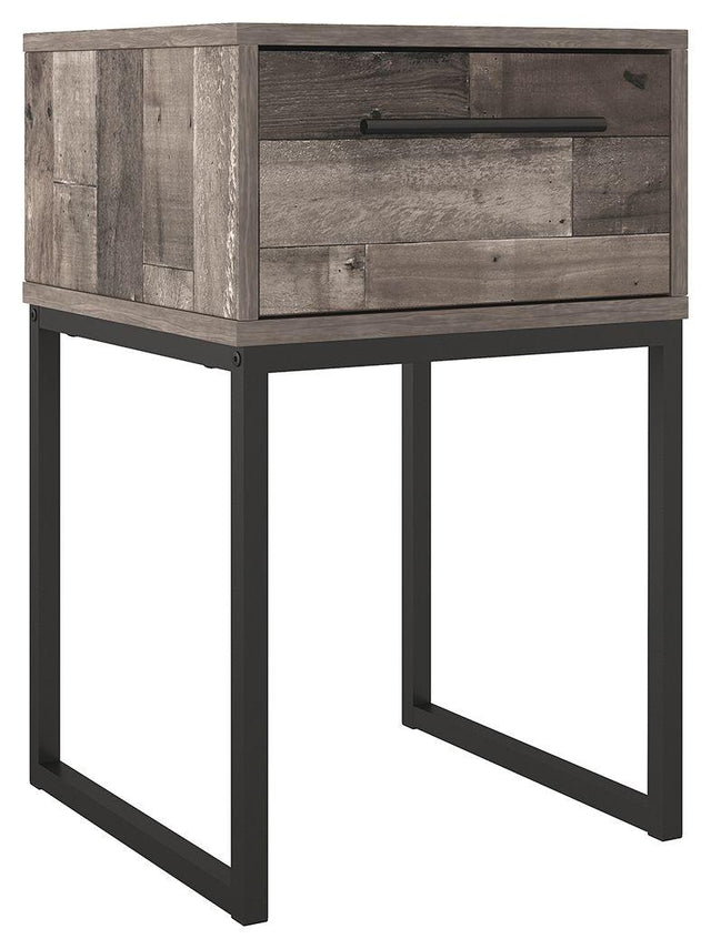 Ashley Neilsville One Drawer Night Stand - Multi Gray
