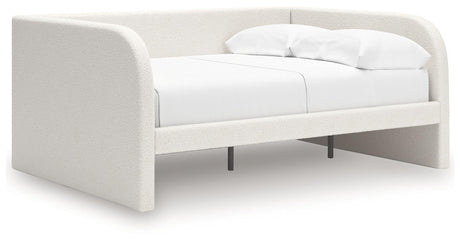 Ashley Arloster - Tan / White - Full Upholstered Day Bed