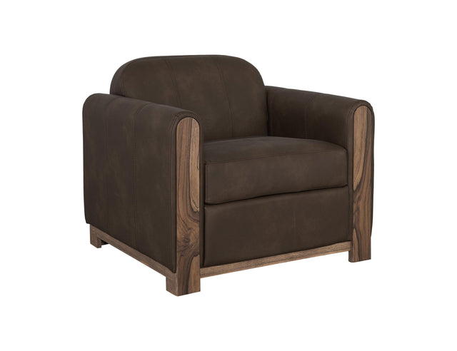 International Furniture Direct Balam - Armchair - Dark Brown
