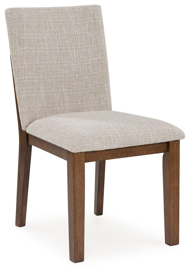 Ashley Kraeburn Dining UPH Side Chair (2/CN) - Beige/Brown