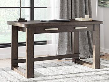 Ashley Breckington Home Office Desk - Dark Brown