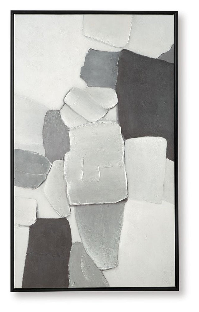 Ashley Adilson Wall Art - White/Gray/Black