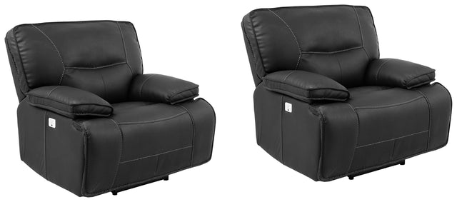 Parker House Spartacus - Power Recliner (Set of 2) - Black