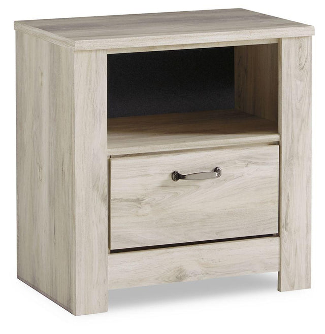Ashley Bellaby One Drawer Night Stand - Whitewash