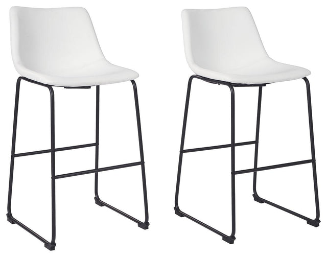 Ashley Centiar Tall UPH Barstool (2/CN) - White