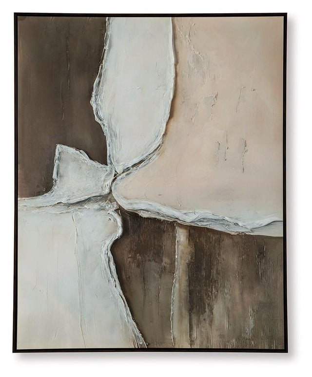Ashley Junward Wall Art - Brown/Tan/White