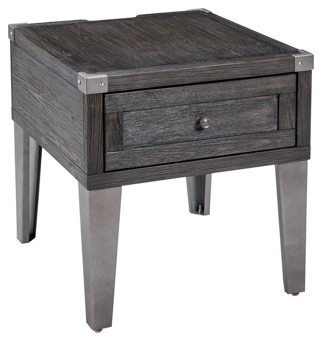 Ashley Todoe Rectangular End Table - Dark Gray