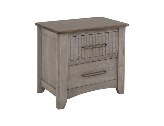 International Furniture Direct Ridge - Nightstand - Sand Brown