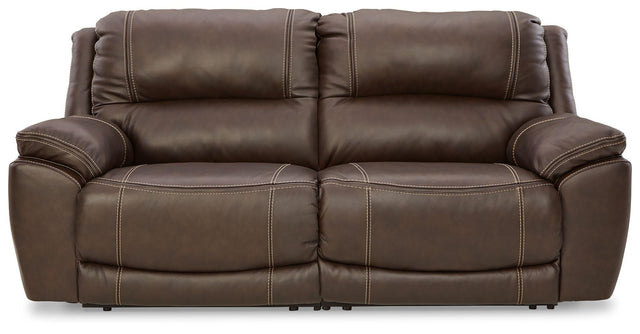 Ashley Dunleith - Chocolate - 2-Piece Power Reclining Loveseat