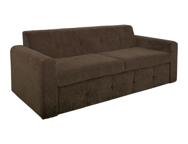 International Furniture Direct Mellow - Pull-Out Sofa Sleeper Bed With Queen Mattress - Deep Forest Brown