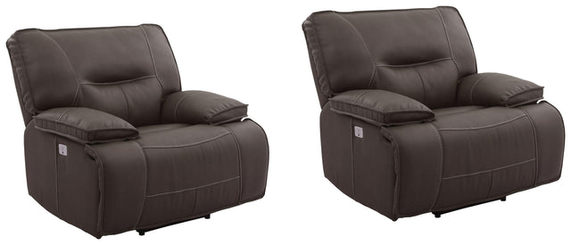 Parker House Spartacus - Power Recliner (Set of 2) - Chocolate
