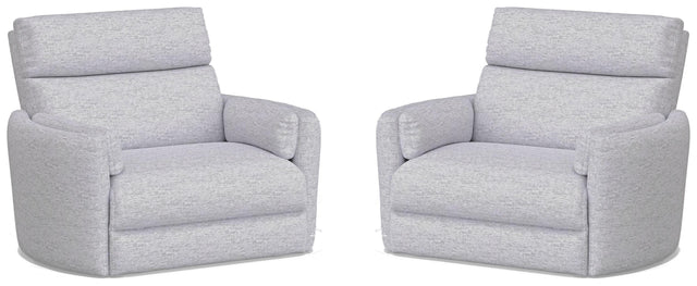 Parker House Radius Xl - Extra Wide Power Glider Recliner (Set of 2) - Mineral