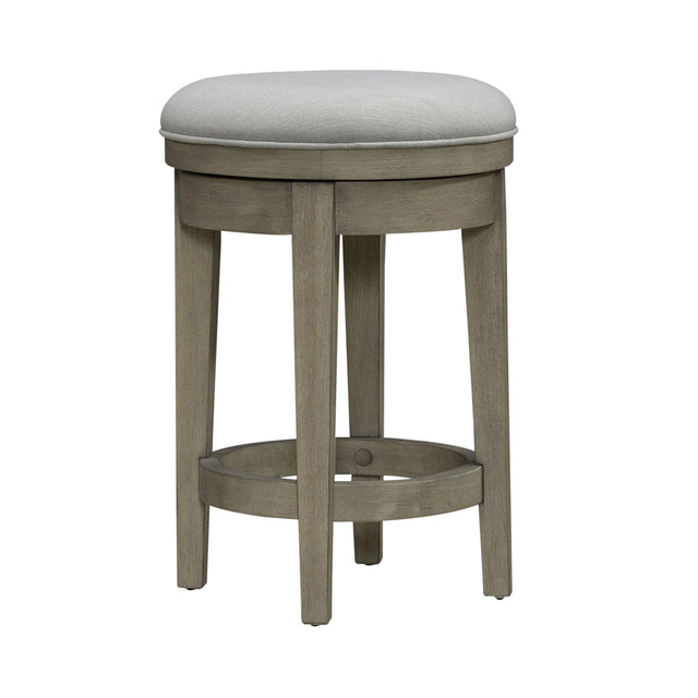 Liberty Furniture Brentwood - Upholstered Swivel Console Stool - Sandstone
