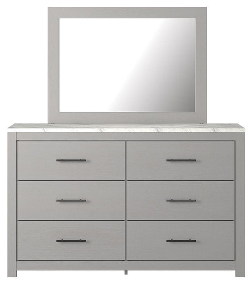 Ashley Cottenburg - Light Gray / White - Dresser, Mirror