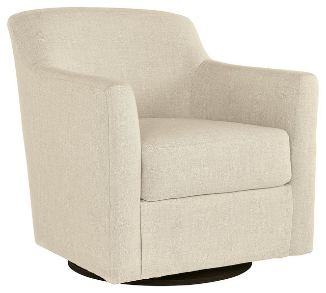 Ashley Bradney Swivel Accent Chair - Linen