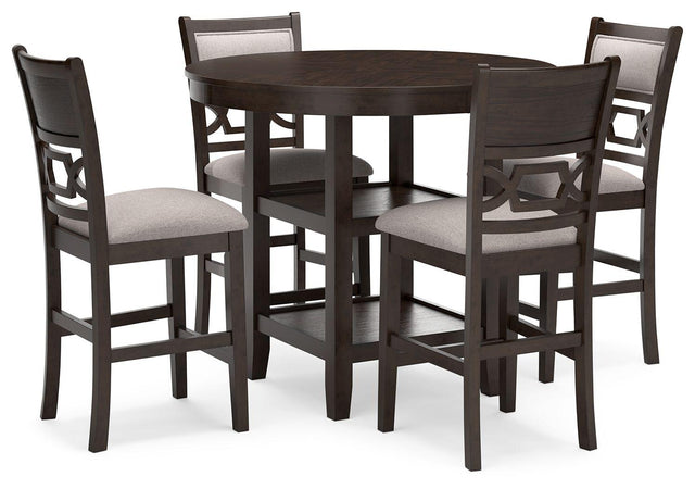 Ashley Langwest DRM Counter Table Set (5/CN) - Brown