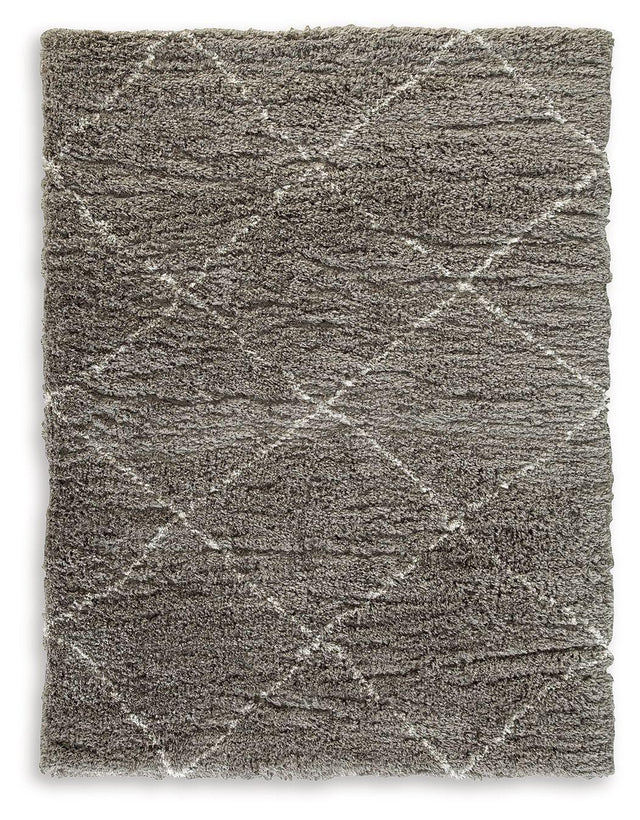 Ashley Wrenlow Large Rug - Gray/Cream