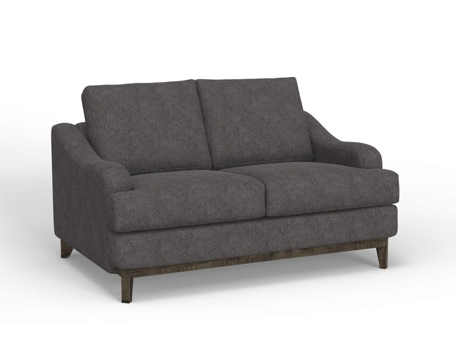 International Furniture Direct Alfa - Loveseat - Iron Gray