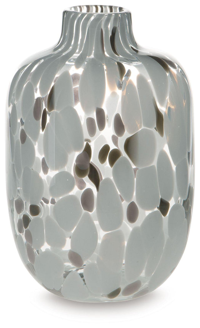 Ashley Keelton Vase - White/Taupe/Pink