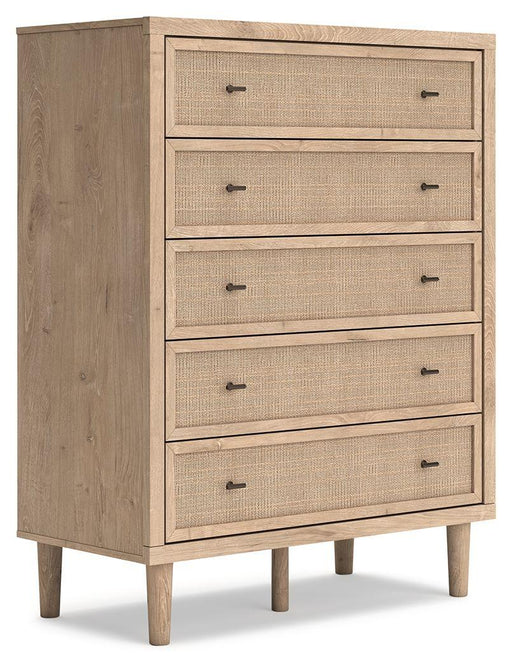 Ashley Cielden Five Drawer Wide Chest - Two-tone