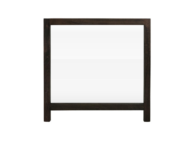 International Furniture Direct Dark Teak - Mirror - Oil Black