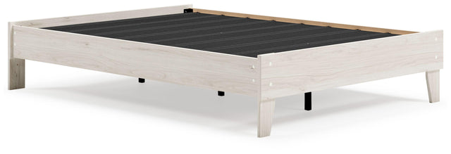 Ashley Socalle Full Platform Bed - Light Natural