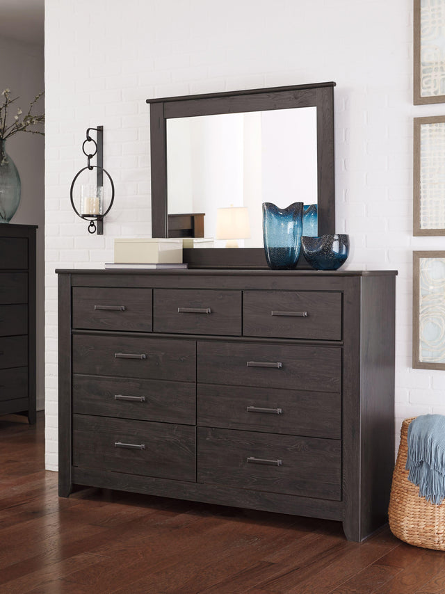 Ashley Brinxton - Charcoal - Dresser, Mirror
